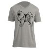 Unisex V Neck Poly-Rich Tee Thumbnail