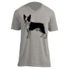 Unisex V Neck Poly-Rich Tee Thumbnail