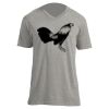Unisex V Neck Poly-Rich Tee Thumbnail