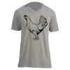 Unisex V Neck Poly-Rich Tee Thumbnail