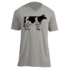 Unisex V Neck Poly-Rich Tee Thumbnail