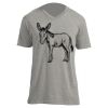 Unisex V Neck Poly-Rich Tee Thumbnail