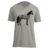 Unisex V Neck Poly-Rich Tee Thumbnail