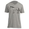 Unisex V Neck Poly-Rich Tee Thumbnail