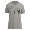 Unisex V Neck Poly-Rich Tee Thumbnail