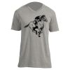 Unisex V Neck Poly-Rich Tee Thumbnail
