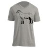 Unisex V Neck Poly-Rich Tee Thumbnail