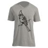 Unisex V Neck Poly-Rich Tee Thumbnail