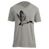 Unisex V Neck Poly-Rich Tee Thumbnail