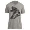 Unisex V Neck Poly-Rich Tee Thumbnail