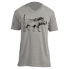 Unisex V Neck Poly-Rich Tee Thumbnail