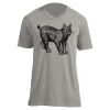 Unisex V Neck Poly-Rich Tee Thumbnail