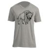 Unisex V Neck Poly-Rich Tee Thumbnail