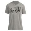 Unisex V Neck Poly-Rich Tee Thumbnail
