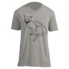 Unisex V Neck Poly-Rich Tee Thumbnail