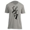 Unisex V Neck Poly-Rich Tee Thumbnail