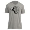 Unisex V Neck Poly-Rich Tee Thumbnail