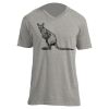 Unisex V Neck Poly-Rich Tee Thumbnail