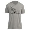 Unisex V Neck Poly-Rich Tee Thumbnail