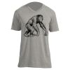 Unisex V Neck Poly-Rich Tee Thumbnail