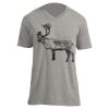 Unisex V Neck Poly-Rich Tee Thumbnail