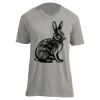Unisex V Neck Poly-Rich Tee Thumbnail