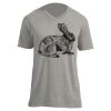 Unisex V Neck Poly-Rich Tee Thumbnail