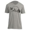 Unisex V Neck Poly-Rich Tee Thumbnail
