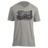 Unisex V Neck Poly-Rich Tee Thumbnail