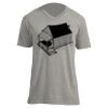 Unisex V Neck Poly-Rich Tee Thumbnail