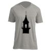 Unisex V Neck Poly-Rich Tee Thumbnail