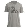 Unisex V Neck Poly-Rich Tee Thumbnail