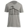 Unisex V Neck Poly-Rich Tee Thumbnail