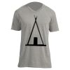 Unisex V Neck Poly-Rich Tee Thumbnail