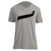 Unisex V Neck Poly-Rich Tee Thumbnail