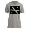 Unisex V Neck Poly-Rich Tee Thumbnail