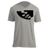 Unisex V Neck Poly-Rich Tee Thumbnail