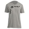 Unisex V Neck Poly-Rich Tee Thumbnail