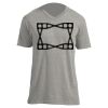 Unisex V Neck Poly-Rich Tee Thumbnail