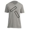 Unisex V Neck Poly-Rich Tee Thumbnail