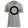 Unisex V Neck Poly-Rich Tee Thumbnail