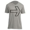 Unisex V Neck Poly-Rich Tee Thumbnail