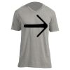 Unisex V Neck Poly-Rich Tee Thumbnail