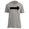Unisex V Neck Poly-Rich Tee Thumbnail