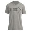 Unisex V Neck Poly-Rich Tee Thumbnail