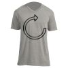 Unisex V Neck Poly-Rich Tee Thumbnail