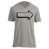 Unisex V Neck Poly-Rich Tee Thumbnail