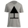 Unisex V Neck Poly-Rich Tee Thumbnail