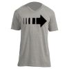 Unisex V Neck Poly-Rich Tee Thumbnail