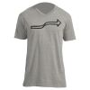 Unisex V Neck Poly-Rich Tee Thumbnail